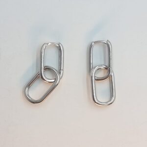 Arracadas Paperclip * Plata