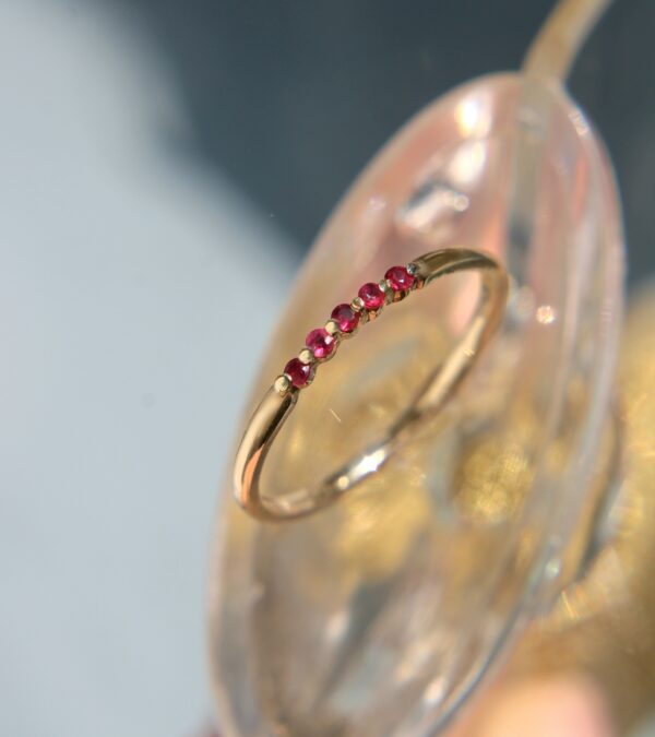 Anillo Mara * Oro Rosa Talla 6
