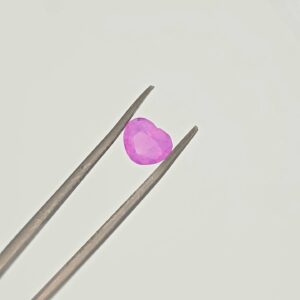 Zafiro Milky Bicolor corte Corazón 0.74ct