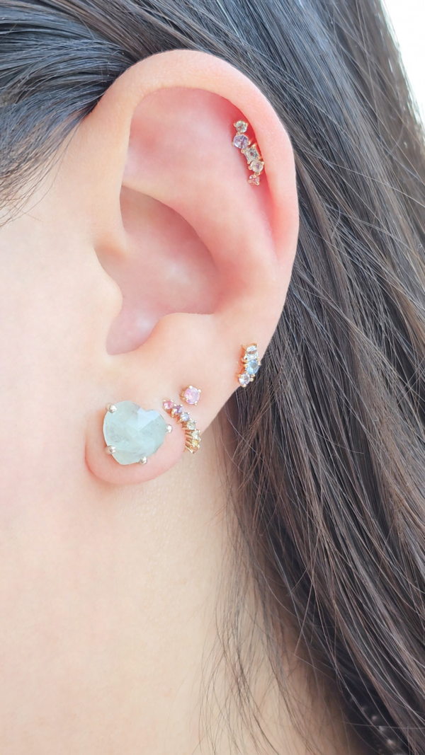 Piercing Capella Arcoíris * Oro amarillo 14k - Imagen 2