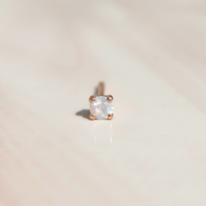Piercing Kitty Milky * Oro Rosa 14k