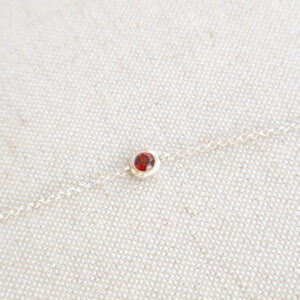 Pulsera Olivia de Granate * Plata