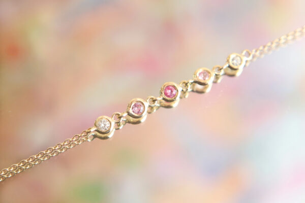 Pulsera Tapioca Mini Cotton* Oro Amarillo 14k