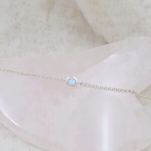 Pulsera Olivia de Mes Moonstone * Plata