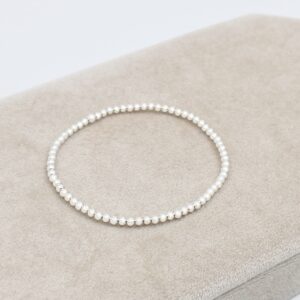 Pulsera Bolitas Flex * Plata