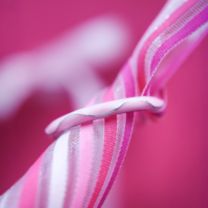 Anillo Loop Wavy Rosa Pastel * Plata Talla 8