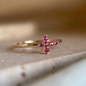 Anillo Cruz Mini