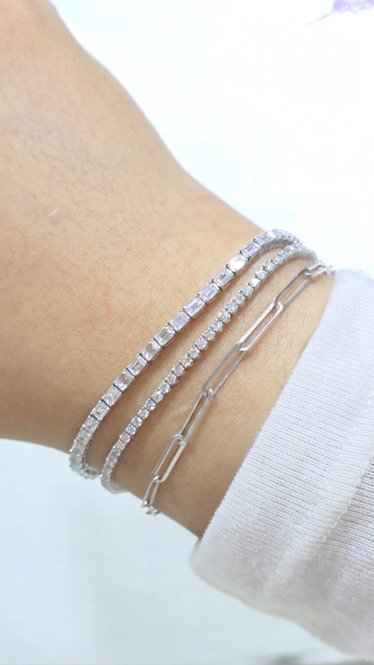 Pulsera Tennis Romina de Diamantes 4.80ct - Image 3