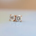 Aretes Cloe diamante lab 1ct *